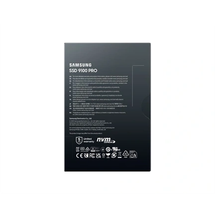 Samsung 9100 Pro SSD PCIe 5.0 NVMe M.2 14800/13400MB/s 8TB