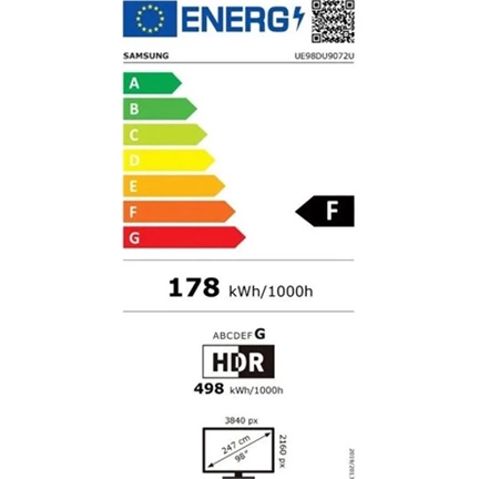 Samsung 98" DU9072 televízió Crystal UHD 4K Smart TV (2024)