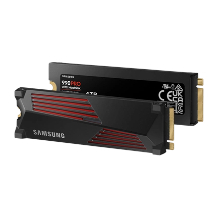 Samsung 990 Pro PCIe 4.0 NVMe M.2 SSD 4TB /w Heatsink