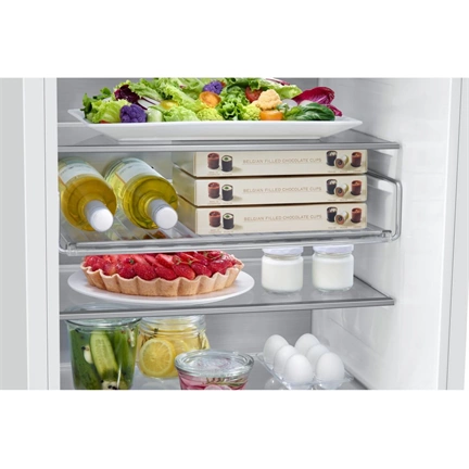 Samsung BRB80F30ADF0EO beépíthető alulfagyasztós hűtőszekrény Twin Cooling™ technológiával 298 L, hófehér