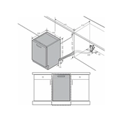 Samsung DW50R4060BB/EO beépíthető mosogatógép automatikus ajtónyitással, 9 terítékes