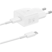 Samsung EP-T2510XWEGEU 25W fehér hálózati töltő + Type-C kábel