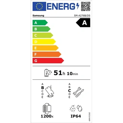 Samsung Galaxy A27 5G okostelefon – 8GB, 256GB, kék