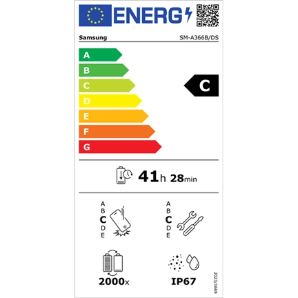 Samsung Galaxy A36 5G okostelefon - 6,7" FHD+ Super AMOLED kijelző, 50MP kamera, 6GB, 128GB, fehér