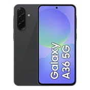 Samsung Galaxy A36 5G okostelefon - 6,7" FHD+ Super AMOLED kijelző, 50MP kamera, 6GB, 128GB, fekete