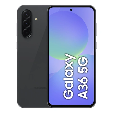 Samsung Galaxy A36 5G okostelefon - 6,7" FHD+ Super AMOLED kijelző, 50MP kamera, 6GB, 128GB, fekete