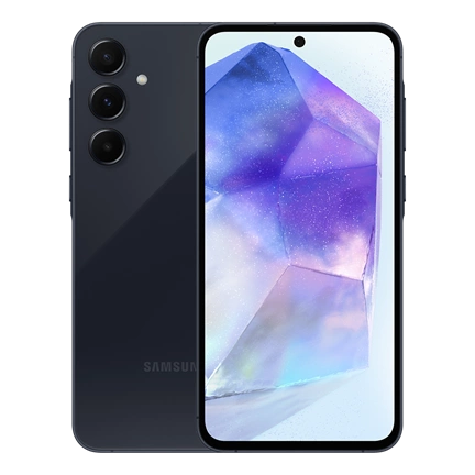 Samsung Galaxy A55 5G okostelefon - 6,6" FHD+ Super AMOLED 120Hz kijelző, 50MP kamera, 8GB, 256GB, tengerészkék Samsung Galaxy A55 5G okostelefon - 6,6" FHD+ Super AMOLED 120Hz kijelző, 50MP kamera, 8GB, 256GB, tengerészkék