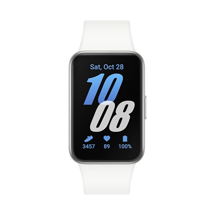 Samsung Galaxy Fit3 aktivitásmérő - 1,6" (40mm) AMOLED kijelző, ezüst