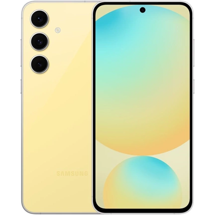 Samsung Galaxy S24 FE okostelefon - 6,7" FHD+ Dinamikus AMOLED 2X 120Hz kijelző, 50MP kamera, 8GB, 128GB, sárga