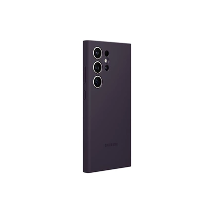 Samsung Galaxy S24 Ultra szilikontok - sötétlila