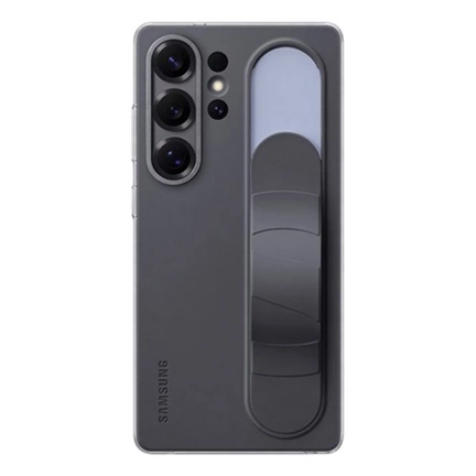 Samsung Galaxy S25 Ultra álló tok szíjjal - fekete