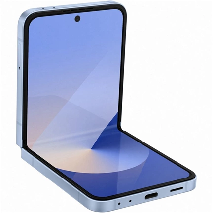Samsung Galaxy Z Flip6 okostelefon - 6,7" FHD+ Dinamikus AMOLED 2X 120Hz, 50MP kamera, 12GB, 256GB, kék Samsung Galaxy Z Flip6 okostelefon - 6,7" FHD+ Dinamikus AMOLED 2X 120Hz, 50MP kamera, 12GB, 256GB, kék
