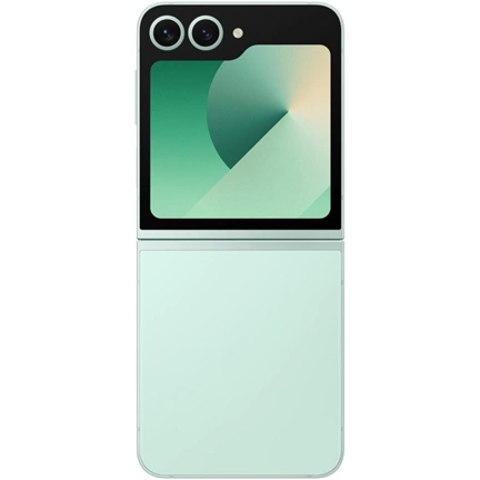 Samsung Galaxy Z Flip6 okostelefon - 6,7" FHD+ Dinamikus AMOLED 2X 120Hz, 50MP kamera, 12GB, 256GB, menta Samsung Galaxy Z Flip6 okostelefon - 6,7" FHD+ Dinamikus AMOLED 2X 120Hz, 50MP kamera, 12GB, 256GB, menta