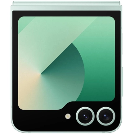 Samsung Galaxy Z Flip6 okostelefon - 6,7" FHD+ Dinamikus AMOLED 2X 120Hz, 50MP kamera, 12GB, 256GB, menta Samsung Galaxy Z Flip6 okostelefon - 6,7" FHD+ Dinamikus AMOLED 2X 120Hz, 50MP kamera, 12GB, 256GB, menta