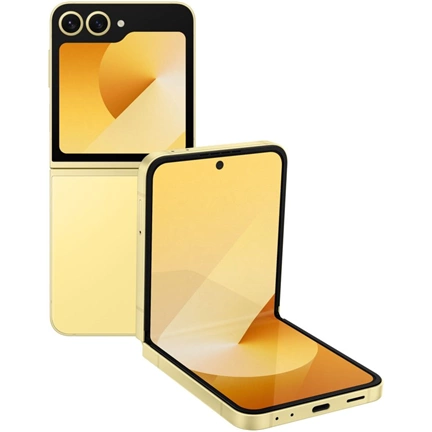 Samsung Galaxy Z Flip6 okostelefon - 6,7" FHD+ Dinamikus AMOLED 2X 120Hz, 50MP kamera, 12GB, 256GB, sárga Samsung Galaxy Z Flip6 okostelefon - 6,7" FHD+ Dinamikus AMOLED 2X 120Hz, 50MP kamera, 12GB, 256GB, sárga