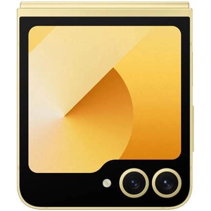 Samsung Galaxy Z Flip6 okostelefon - 6,7" FHD+ Dinamikus AMOLED 2X 120Hz, 50MP kamera, 12GB, 256GB, sárga Samsung Galaxy Z Flip6 okostelefon - 6,7" FHD+ Dinamikus AMOLED 2X 120Hz, 50MP kamera, 12GB, 256GB, sárga