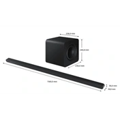 Samsung HW-S800D (2024) hangprojektor - S szériás, 3.1.2 csatornás, mélynyomóval
