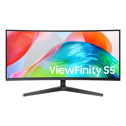 Samsung LS34H550GAUXEN ViewFinity S5 S55GH monitor - 34", UWQHD, 120Hz, ívelt 1800R, VA, HDR10, 120Hz