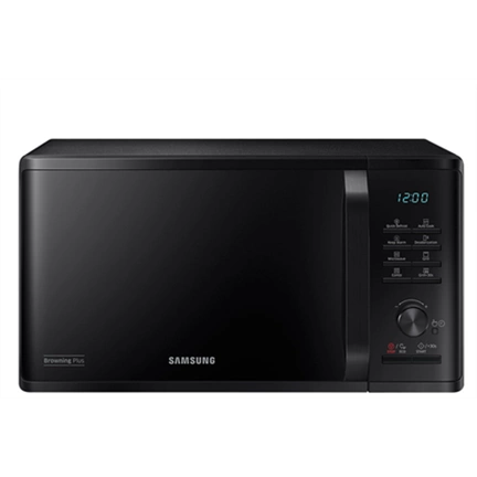 Samsung MG23K3515AK/EO grill szabadonálló mikrohullámú sütő Browning Plus funkcióval 23L – fekete