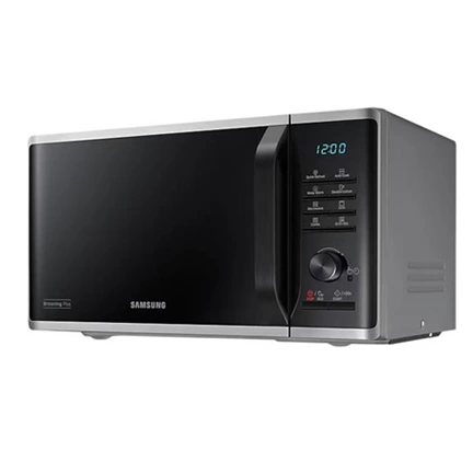 Samsung  MG23K3515AS/EO grill szabadonálló mikrohullámú sütő Browning Plus funkcióval 23L – ezüst