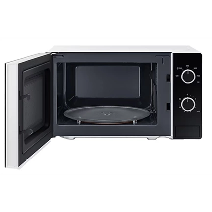 Samsung MS20A3010AH/EO szabadonálló solo mikrohullámú sütő üvegborítású ajtóval 20 L – fehér