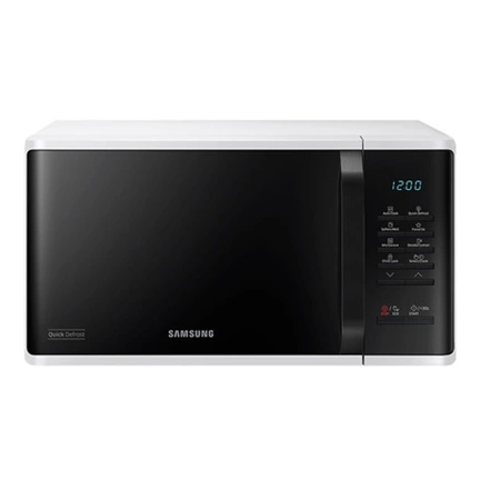 Samsung MS23K3513AW/EO szabadonálló solo mikrohullámú sütő gyors kiolvasztás funkcióval 23 L – fehér