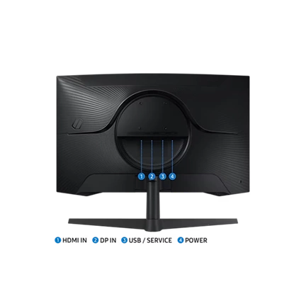 Samsung Monitor 27" - LS27CG552EU (VA, 2560x1440, 16:9, QHD, 165HZ, 300cd/m2, 1ms, Curved)