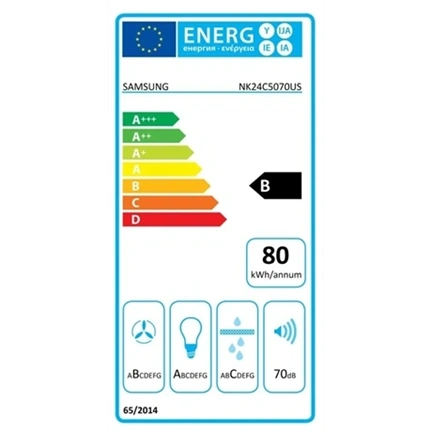 Samsung NK24C5070US/UR páraelszívó mosható alumínium szűrővel, 600 mm