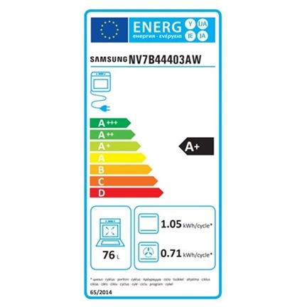 Samsung NV7B44403AW/U3 beépíthető sütő
