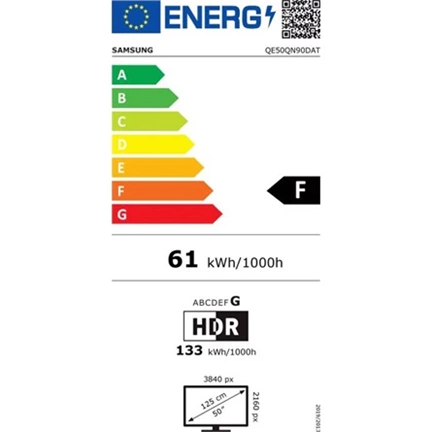 Samsung QE50QN90DATXXH televízió - 50" Neo QLED 4K QN90D Smart AI TV (2024)