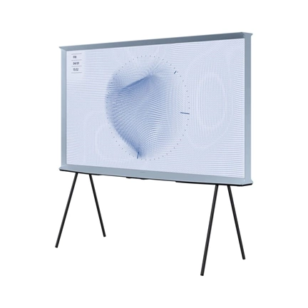 Samsung 65" The Serif QLED 4K LS01B Smart TV 360 fokos kialakítással - Pamut kék
