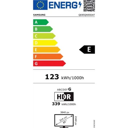 Samsung QE85QN90DATXXH televízió - 85" Neo QLED 4K QN90D Smart AI TV (2024)