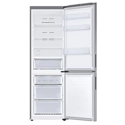 Samsung RB33B610ESA/EF alulfagyasztós hűtőszekrény SpaceMax™ technológiával 344 L, fémes grafit