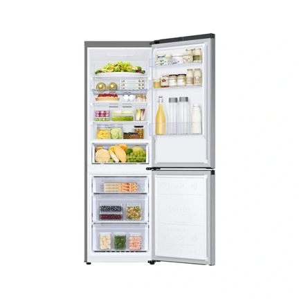 Samsung RB34C672DSA/EF alulfagyasztós hűtőszekrény beépített Wi-fi-vel 344 L, ezüst