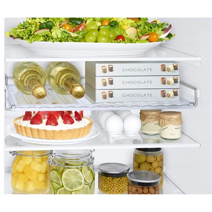 Samsung RB34C672DWW/EF alulfagyasztós hűtőszekrény Wi-fi-vel 344 L, fehér