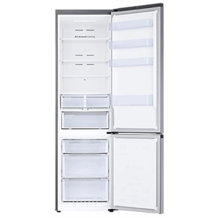 Samsung RB38C603DSA/EF alulfagyasztós hűtőszekrény beépített Wi-fi-vel 390 L, fémes grafit