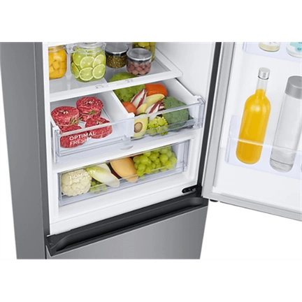 Samsung RB38C603DSA/EF alulfagyasztós hűtőszekrény beépített Wi-fi-vel 390 L, fémes grafit