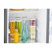 Samsung RB38C6B1DS9/EF Bespoke alulfagyasztós hűtőszekrény Wi-fi-vel 390 L, inox