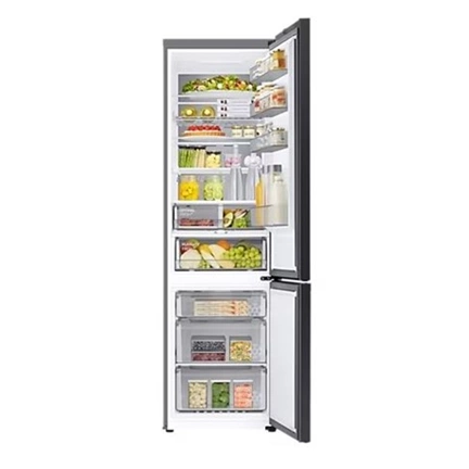 Samsung RB38C7B6AS9/EF Bespoke alulfagyasztós hűtőszekrény beépített Wi-fi-vel 387 L, inox