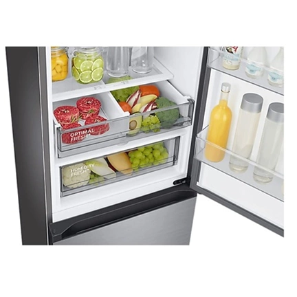 Samsung RB38C7B6CS9/EF Bespoke alulfagyasztós hűtőszekrény Wi-fi-vel 390 L, inox