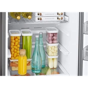 Samsung RB38C7B6D22/EF Bespoke alulfagyasztós hűtőszekrény Wi-fi-vel 390 L, tiszta fekete