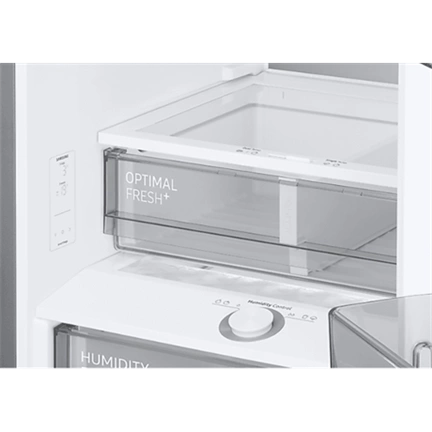 Samsung RB38C7B6D22/EF Bespoke alulfagyasztós hűtőszekrény Wi-fi-vel 390 L, tiszta fekete