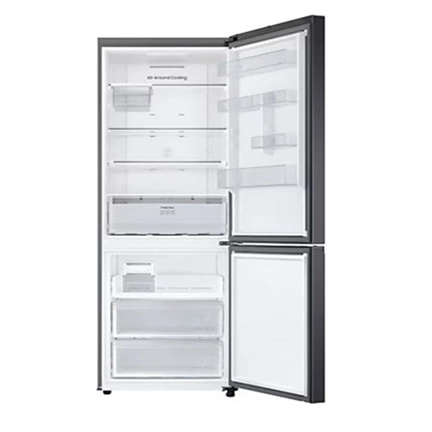 Samsung RB50DG602EB1EO széles alulfagyasztós hűtőszekrény SmartThings AI Energia üzemmóddal 508 L, fekete