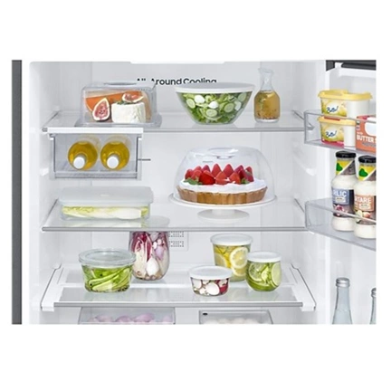 Samsung RB50DG602EB1EO széles alulfagyasztós hűtőszekrény SmartThings AI Energia üzemmóddal 508 L, fekete