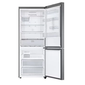 Samsung RB50DG602ES9EO széles alulfagyasztós hűtőszekrény SmartThings AI Energia üzemmóddal 508 L, kifinomult inox