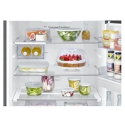 Samsung RB50DG632EB1EO széles alulfagyasztós hűtőszekrény SmartThings AI Energia üzemmóddal 505 L, fekete