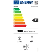 Samsung RB50DG632EB1EO széles alulfagyasztós hűtőszekrény SmartThings AI Energia üzemmóddal 505 L, fekete