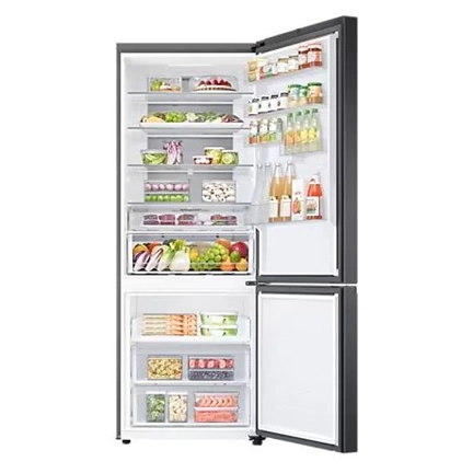 Samsung RB53DG703DB1EO alulfagyasztós hűtőszekrény AI energia üzemmóddal 538 L, fekete grafit