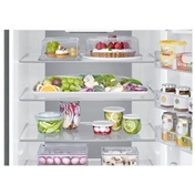 Samsung RB53DG703DS9EO alulfagyasztós hűtőszekrény AI energia üzemmóddal 538 L, inox