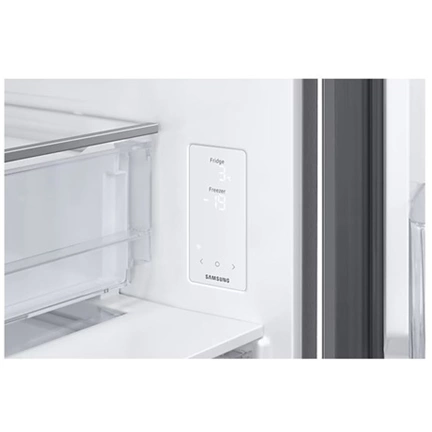 Samsung RB53DG703DS9EO alulfagyasztós hűtőszekrény AI energia üzemmóddal 538 L, inox
